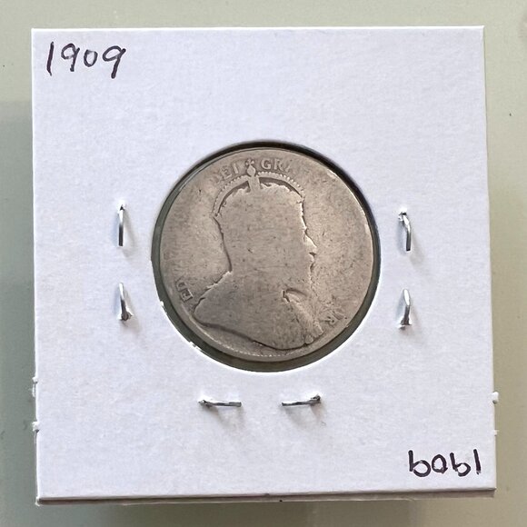 1908, 1909, 1910 & 1911 Canada Sterling Silver 4 x 25¢ Coins! - Picture 6 of 13